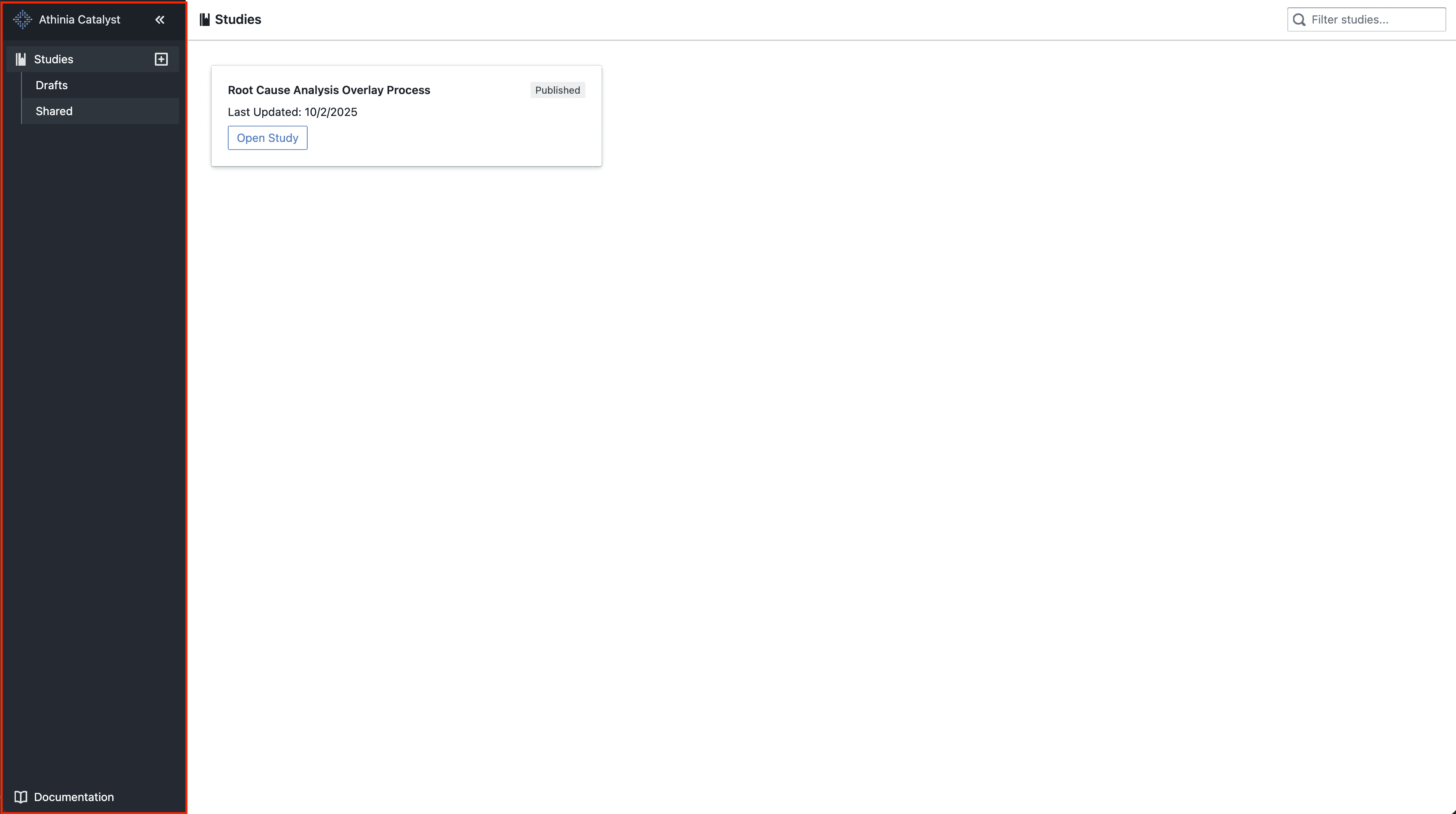 New navigation layout