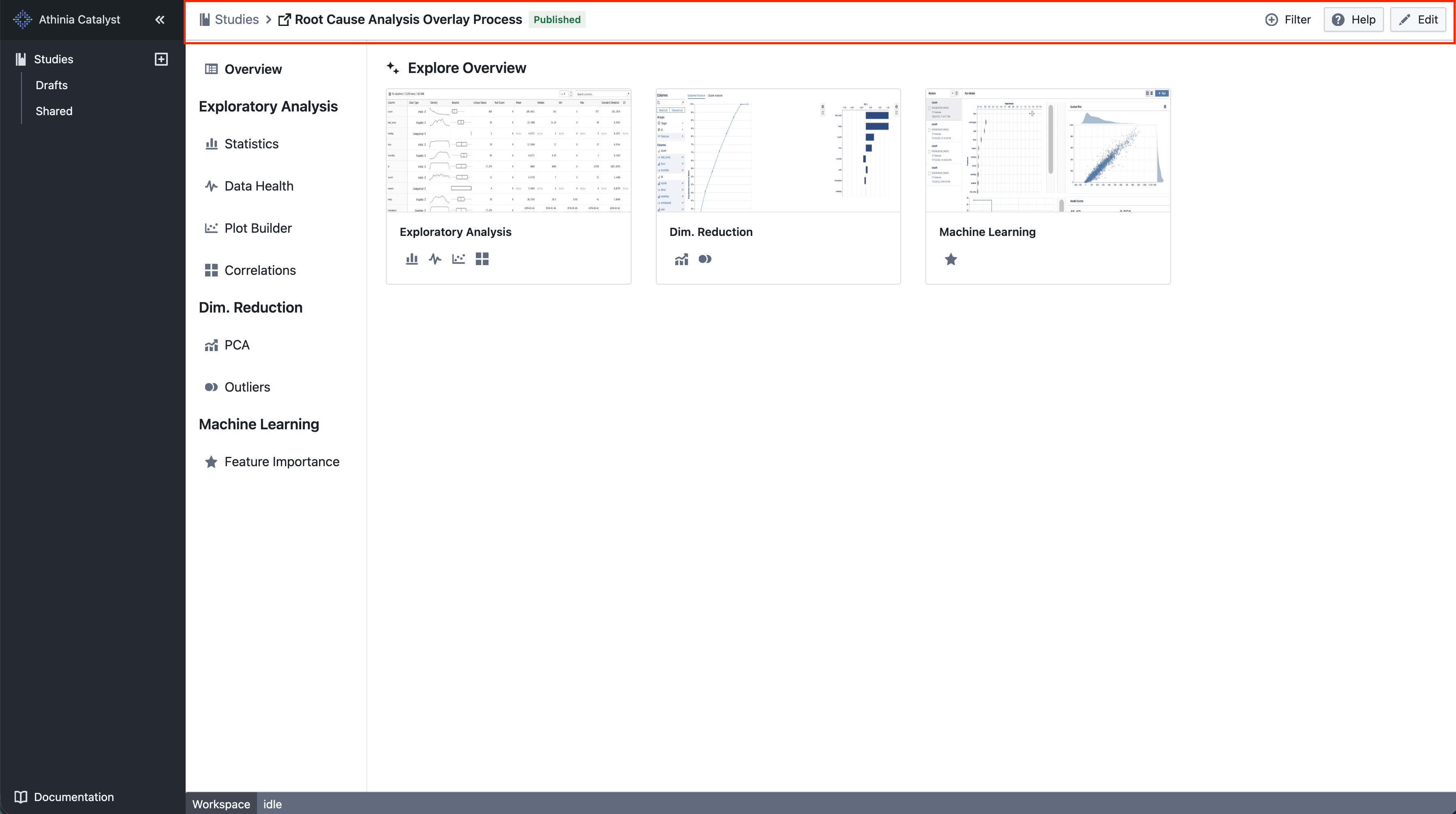 New navigation layout