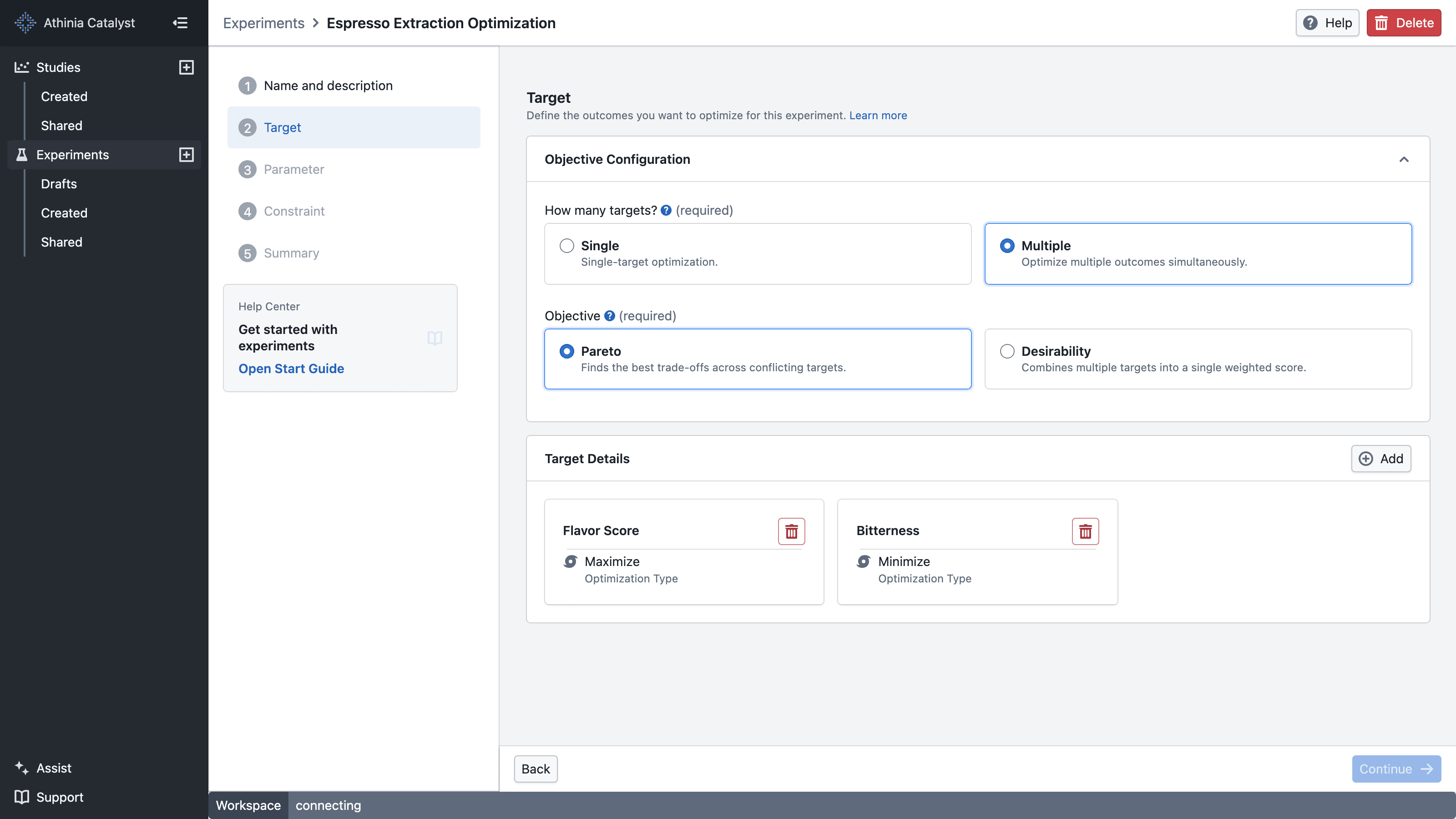 Targets Pareto Screenshot