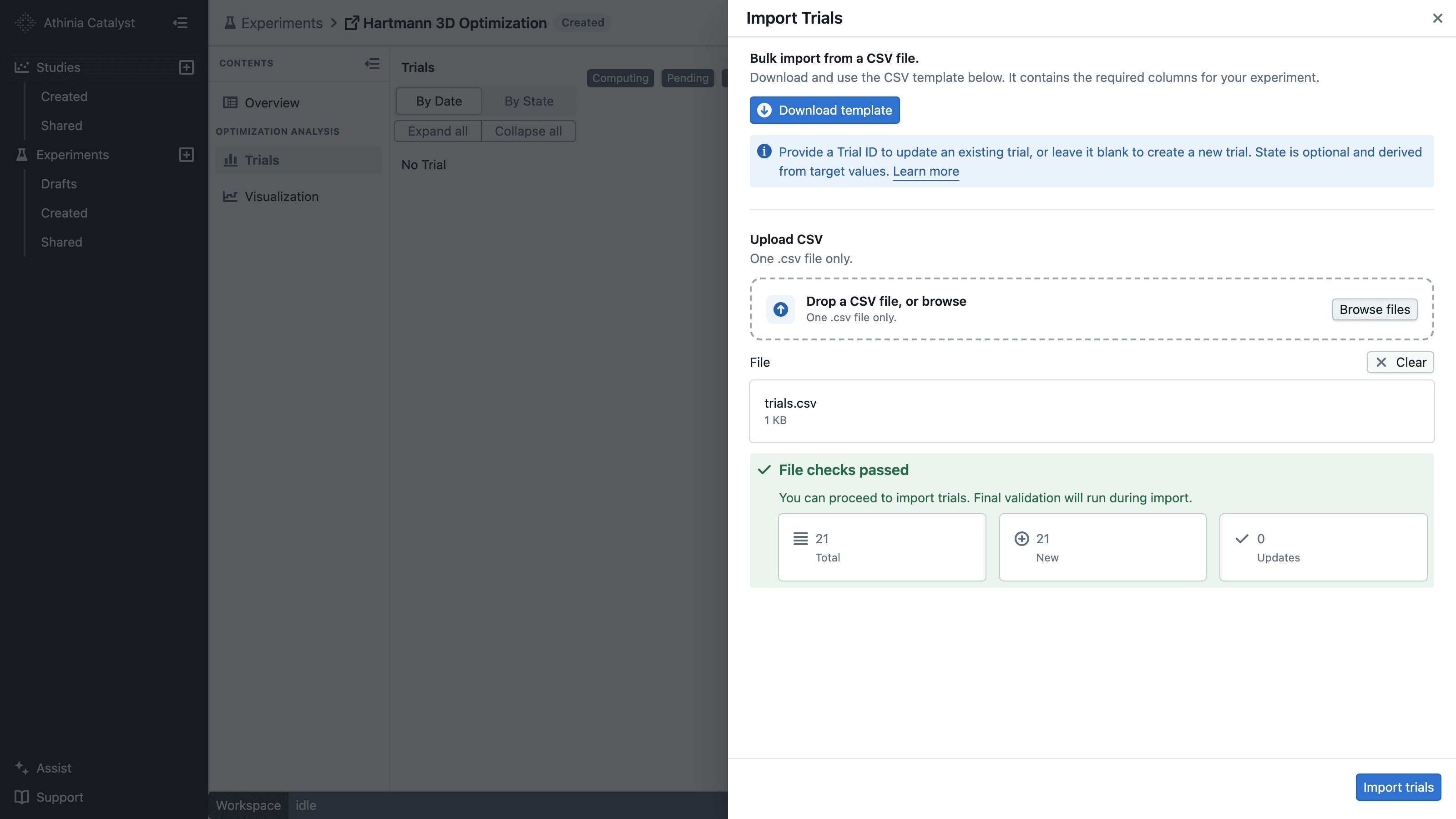 CSV file checks passed