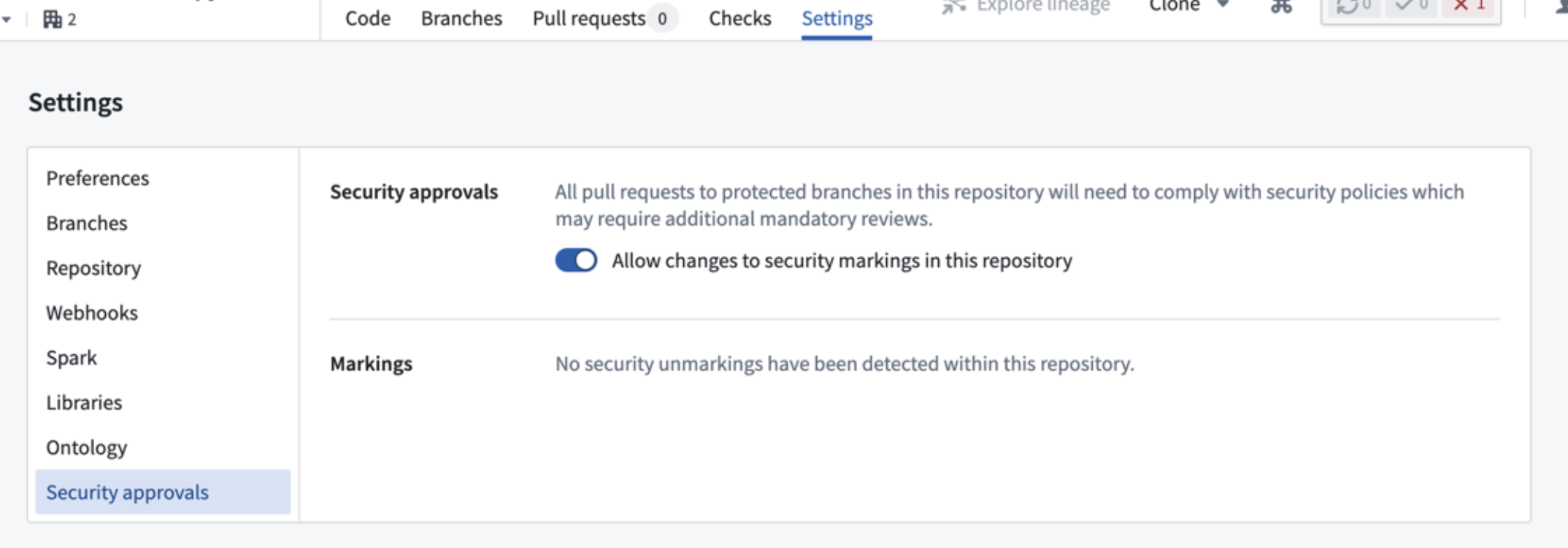 sdlc toggle security approval